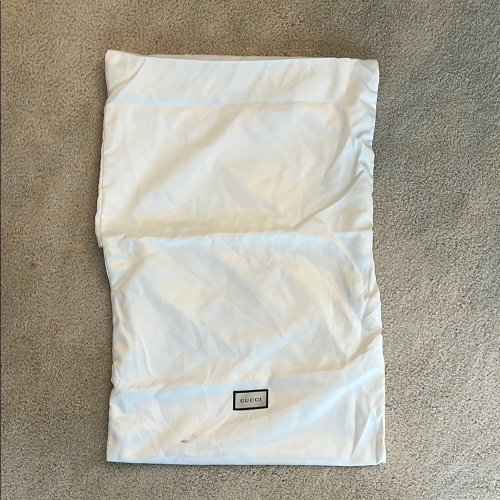 Gucci White Dust Bag